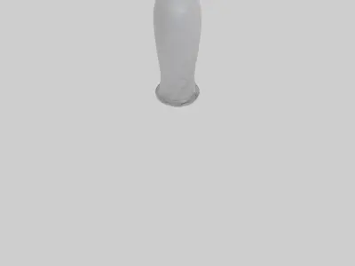Crystal vase model Low-poly 3D model