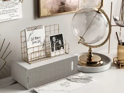 Designers workplace 3D model