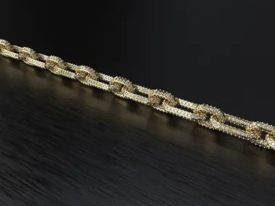 Hermes Chain link for Gems 3D print model