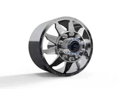 FRONT forgiato Montagna DURO DUALLY WHEEL 3D print model