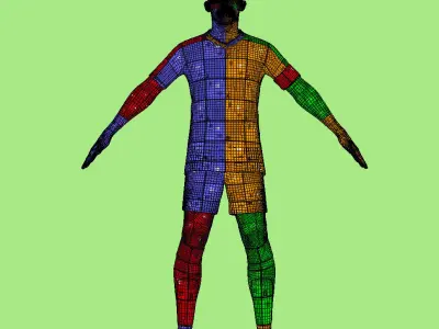 T-Pose John McGinn Aston Villa 23-24 3D model