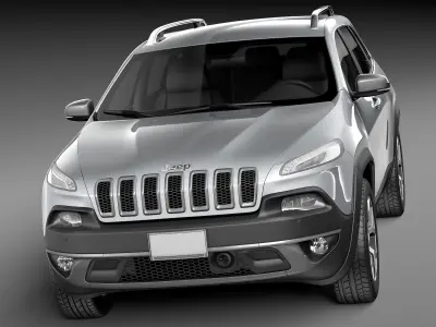 Jeep Cherokee Euro 2014 3D model