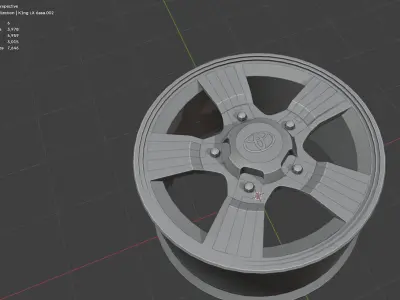 Rim Lexus Toyota 1998-2002 3D model