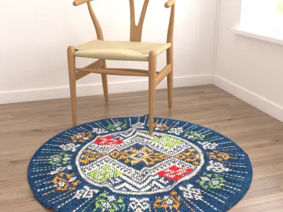 Rugs No 984 Low-poly 3D model