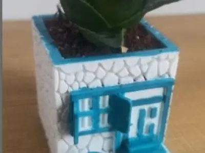 miniature stone house Free 3D print model