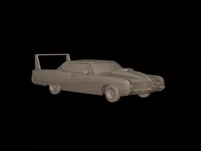 custom buick electra 225 1968 two doors 3d print model 3D print model