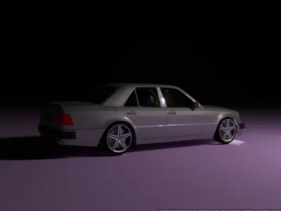 Mercedes Benz E500 W124 3D model
