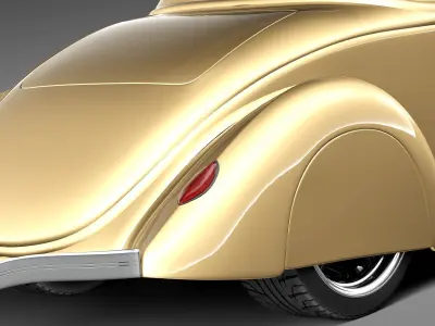 F36 Coupe Custom HotRod 3D model