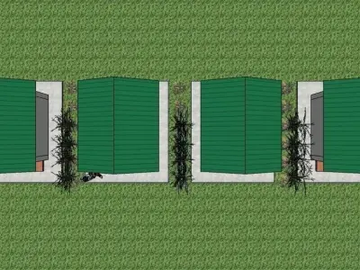 Public Toilet or Restroom 3D model