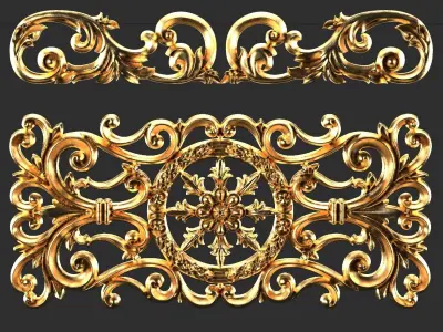Classic pattern 3D print model
