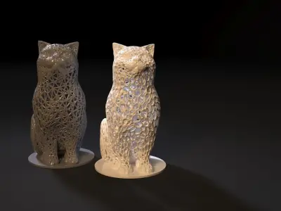 Cat decor 3D print model