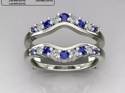 Band Ring 3D print model