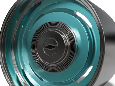 BILLET SPECIALATIES MOTOR CITY WHEEL  3D print model