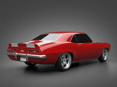 1969 Chevrolet Camaro RS 3D model