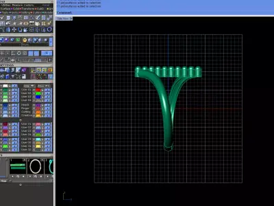 Simple luxury ring 3D print model
