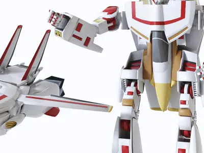 childrens vf-1j Toy Astrofortress 3D model