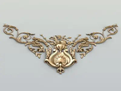 Corner decor 021 3D model