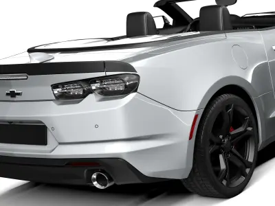 Chevrolet Camaro Convertible SS 1LE 2019 3D model