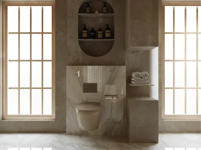Interior-Bathroom - 171024 3D model