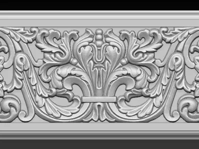 Decorative Panel 4  3D STL Model 3D print model
