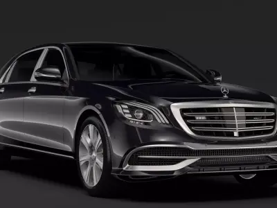 Mercedes Maybach S 650 Guard X222 2018 3D model