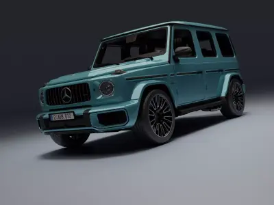 Mercedes-Benz AMG G 63 Low-poly 3D model