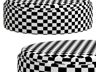 Jason big pouf 3D model