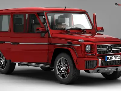 Mercedes G Class AMG G65 2016 3D model