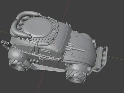 A Fight for Survival 3D model