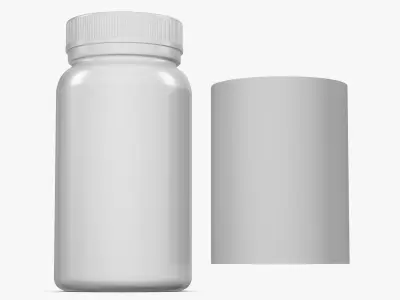 Vitamin Bottle  3D model
