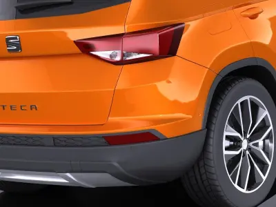 Seat Ateca 2018 VRAY 3D model