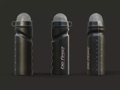 Fitness Bottle for Blender Low-poly 3D model