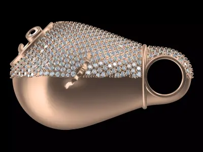Luxury Fish Pendant 3D Model by VOGELY 3D print model