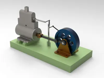 STEAM ENGINE 3D print model