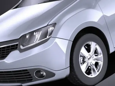 Renault Symbol 2015 VRAY 3D model