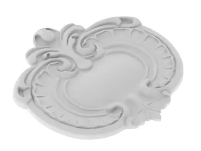 Cartouche Ornament 006 3D model