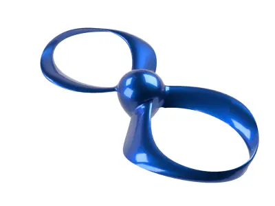 Toroidal propeller for drones and planes 3D print model