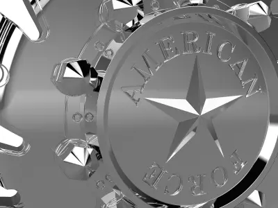 AMERICAN FORCE H92 THRUST DRW WHEEL 3D print model