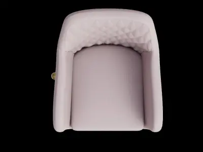 Quilted Office Chair 3D model