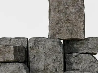 Landscape Stone Modern 3D model