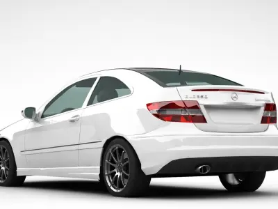 Mercedes Benz CLC Coupe W204 3D model