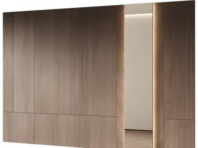 Decorative V47 Wall Panels 3D model
