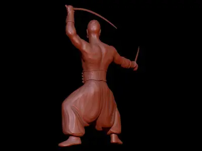 Cossack statue model 3D print model