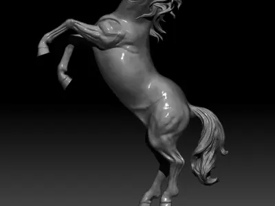 horse 3d model 3D print model 3D print model
