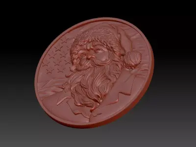 Santa claus 3D print model