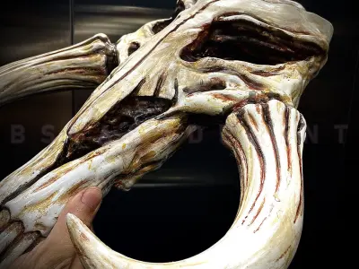 Mythosaur Skull High Quality - Mandalorian Starwars Movie 3D print model