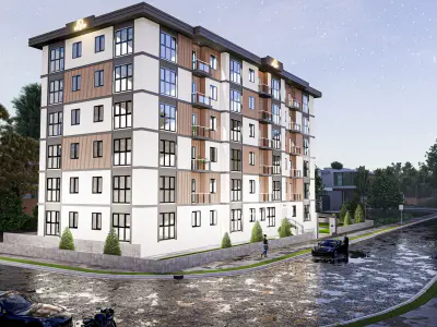 Revit Apartment Project 3D model