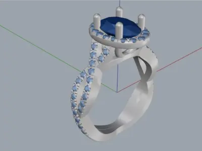 Wrapeed Ring Jewelry 011 Free 3D print model