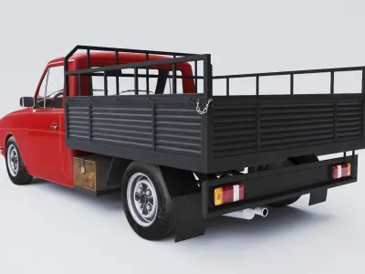 Anadol Pickup P2 1978 Low-poly 3D model