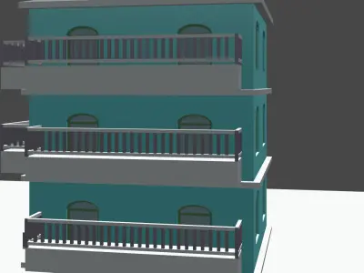 3d model apartment  for architecture and games  3D model